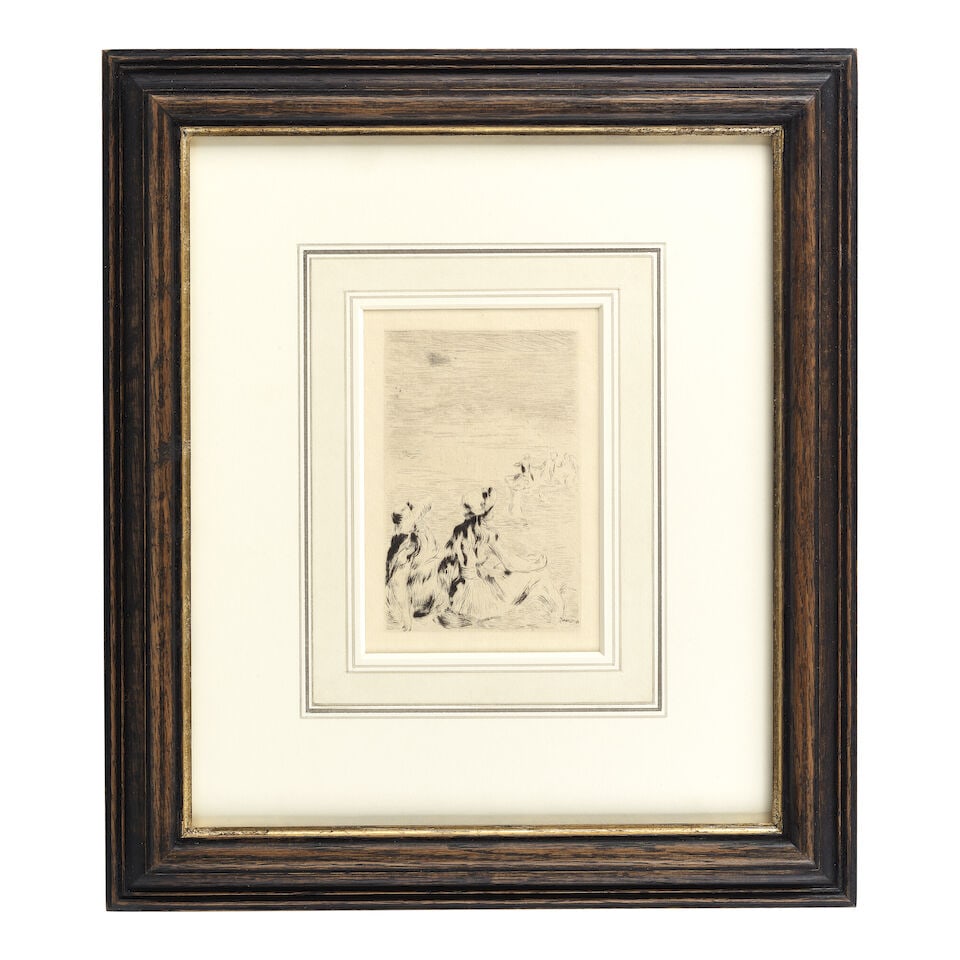 Pierre-Auguste Renoir (French, 1841-1919) Sur la plage, à Berneval Etching, circa 1892, on ... - 3