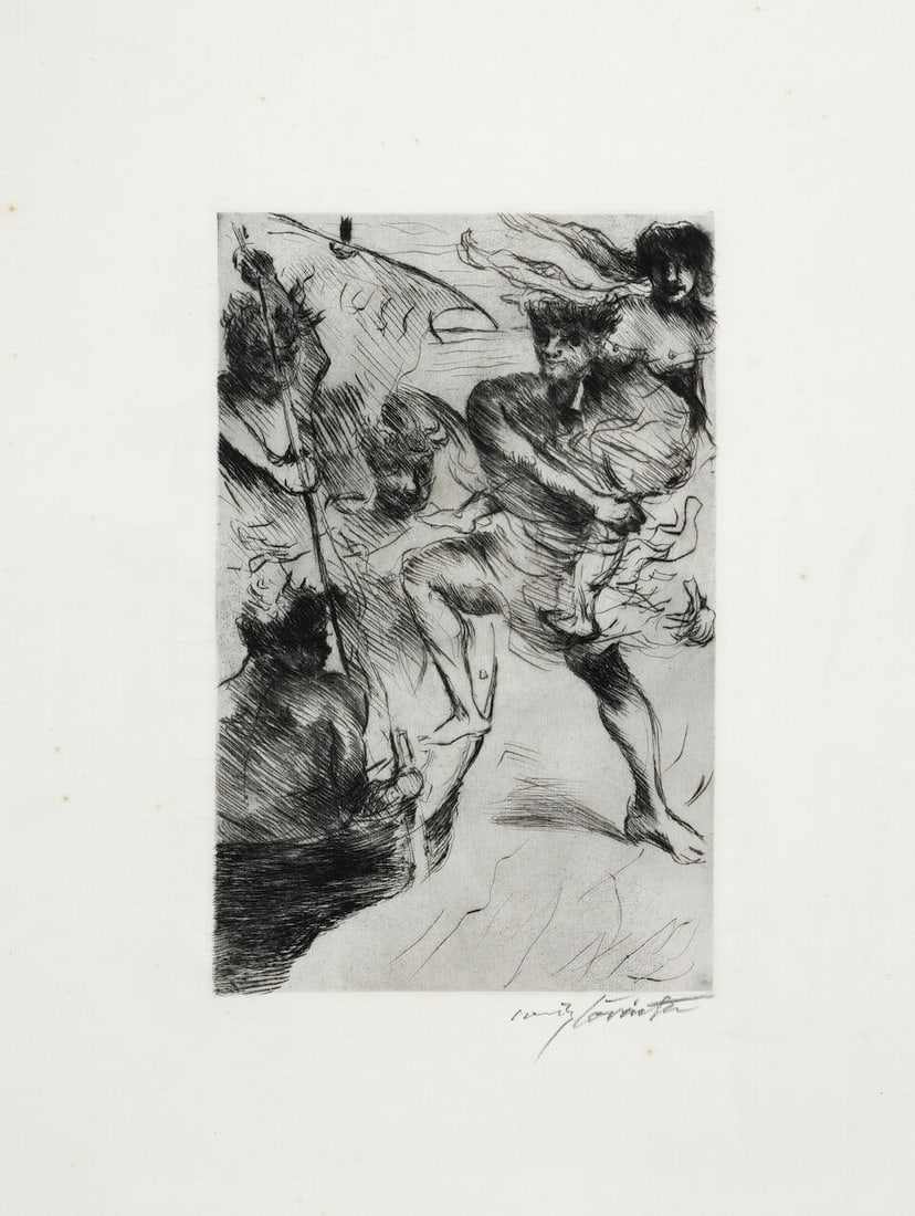Lovis Corinth (German, 1858-1925) Antike Legende The complete portfolio, 1919-20, comprising of... - 3