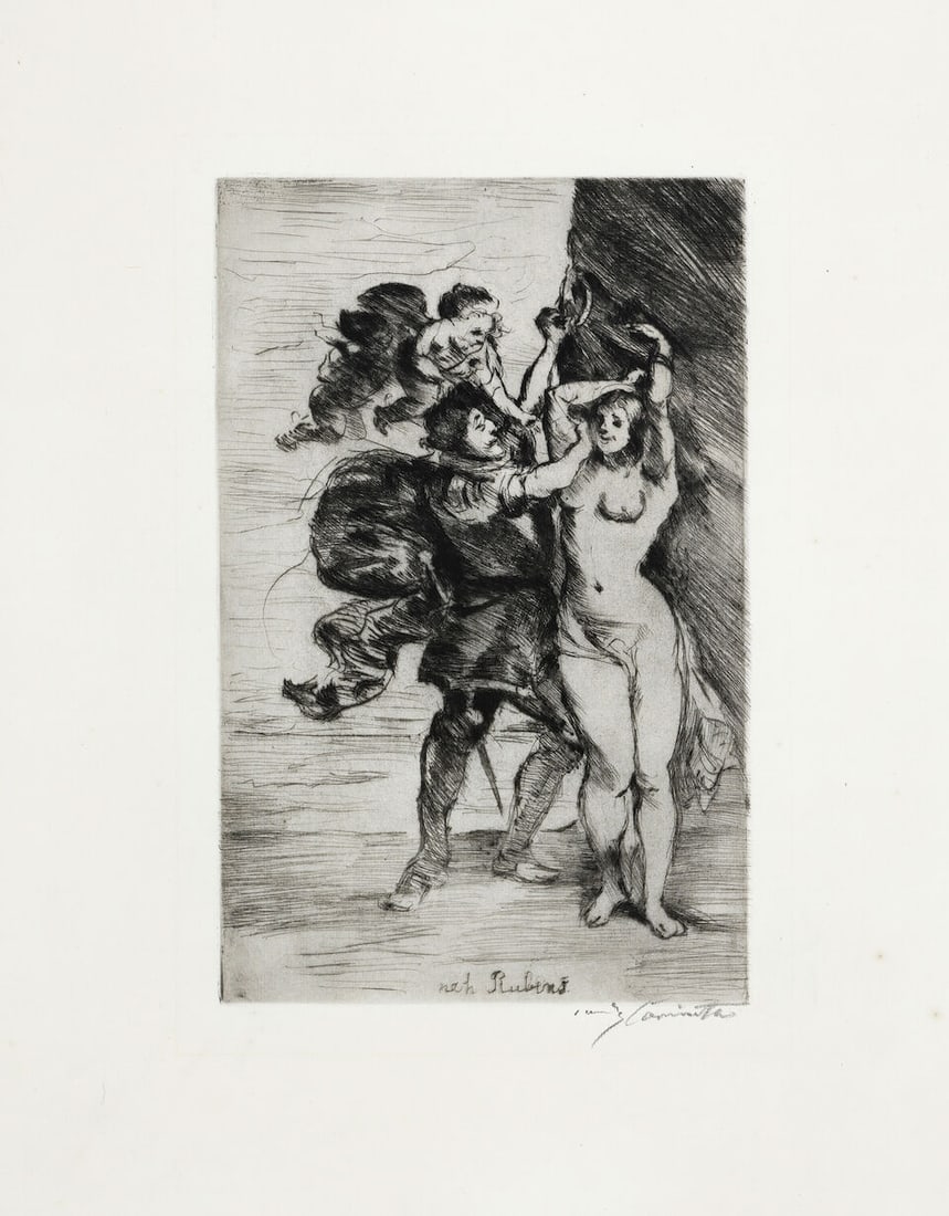 Lovis Corinth (German, 1858-1925) Antike Legende The complete portfolio, 1919-20, comprising of... - 4