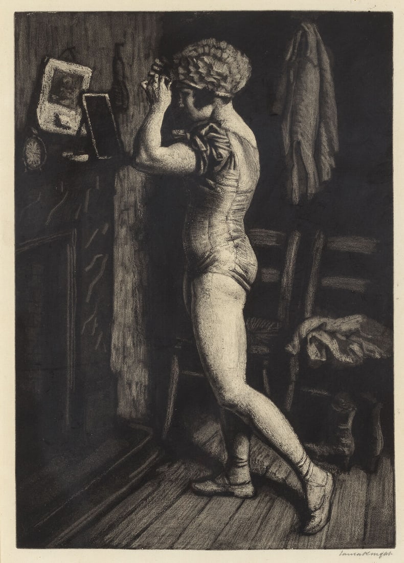 Dame Laura Knight, RA, RWS (British, 1877-1970) Powder and Paint; Circus Dressing Room Two etchi... - 2