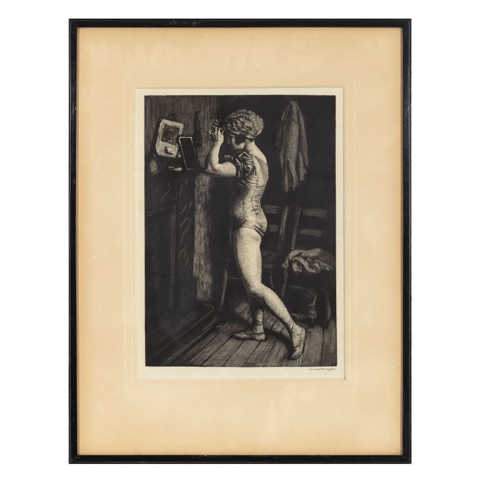 Dame Laura Knight, RA, RWS (British, 1877-1970) Powder and Paint; Circus Dressing Room Two etchi... - 5