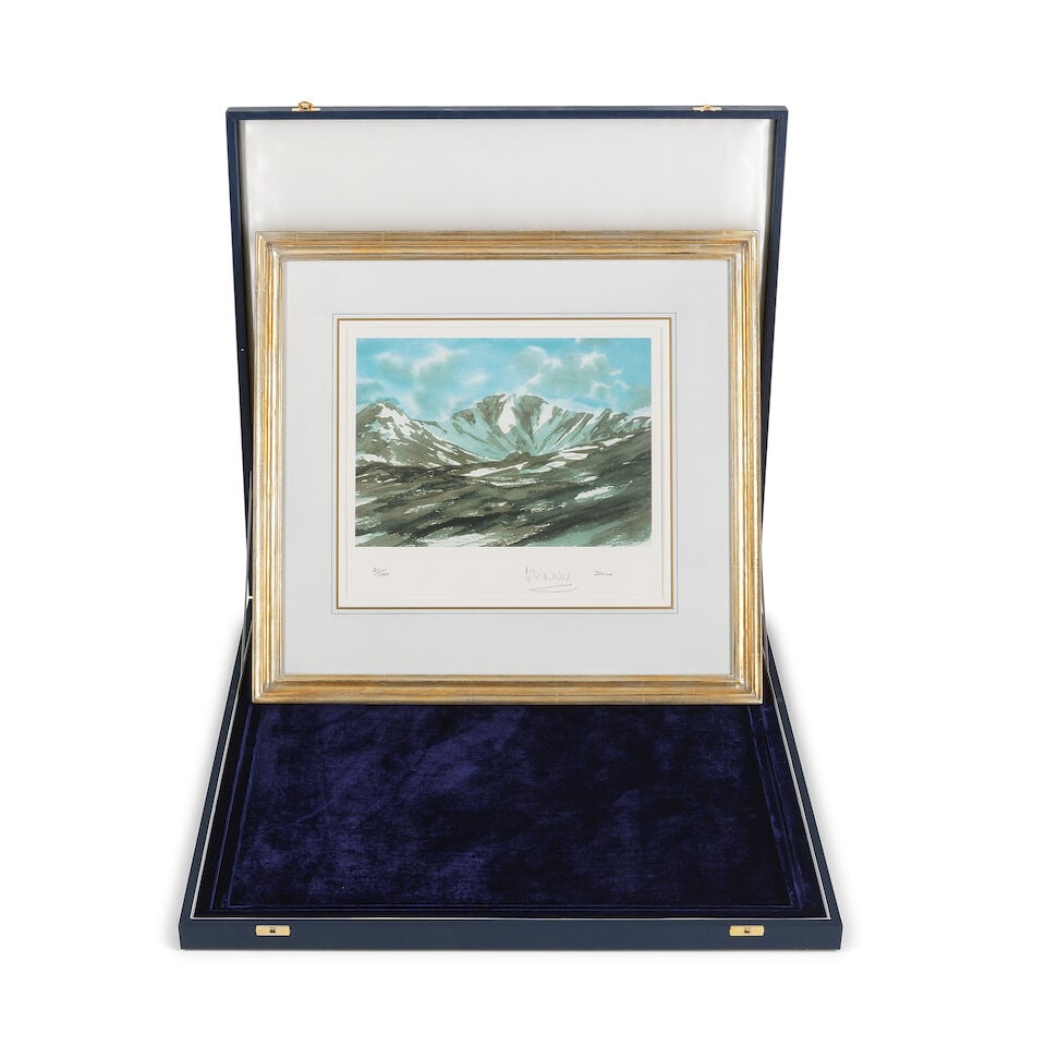 HM King Charles III (British, born 1948) Lochnagar Lithograph in colours, 2014, on wove paper, s... - 3