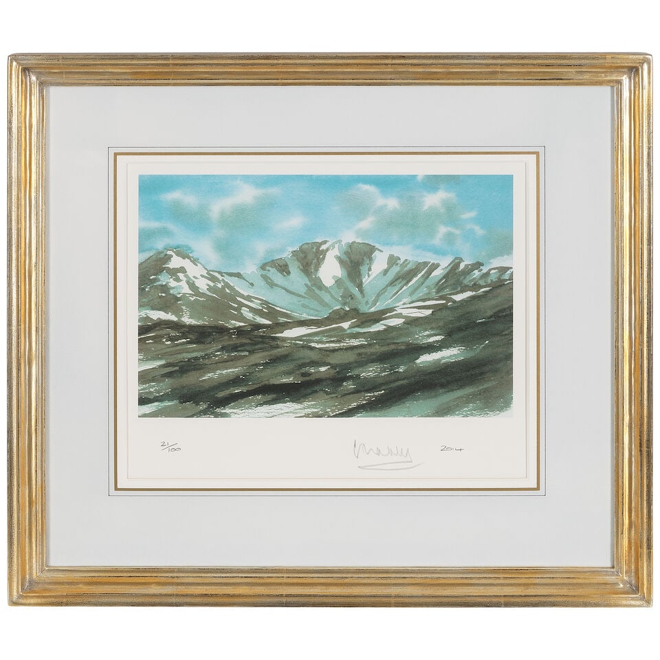 HM King Charles III (British, born 1948) Lochnagar Lithograph in colours, 2014, on wove paper, s... - 4