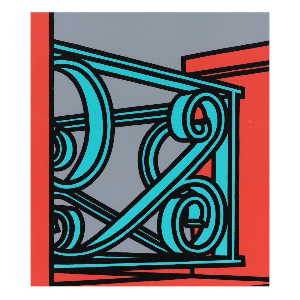 Patrick Caulfield R.A. (British, 1936-2005) Plates 17 and 20, from Some Poems of Jules Laforgue ... - 2