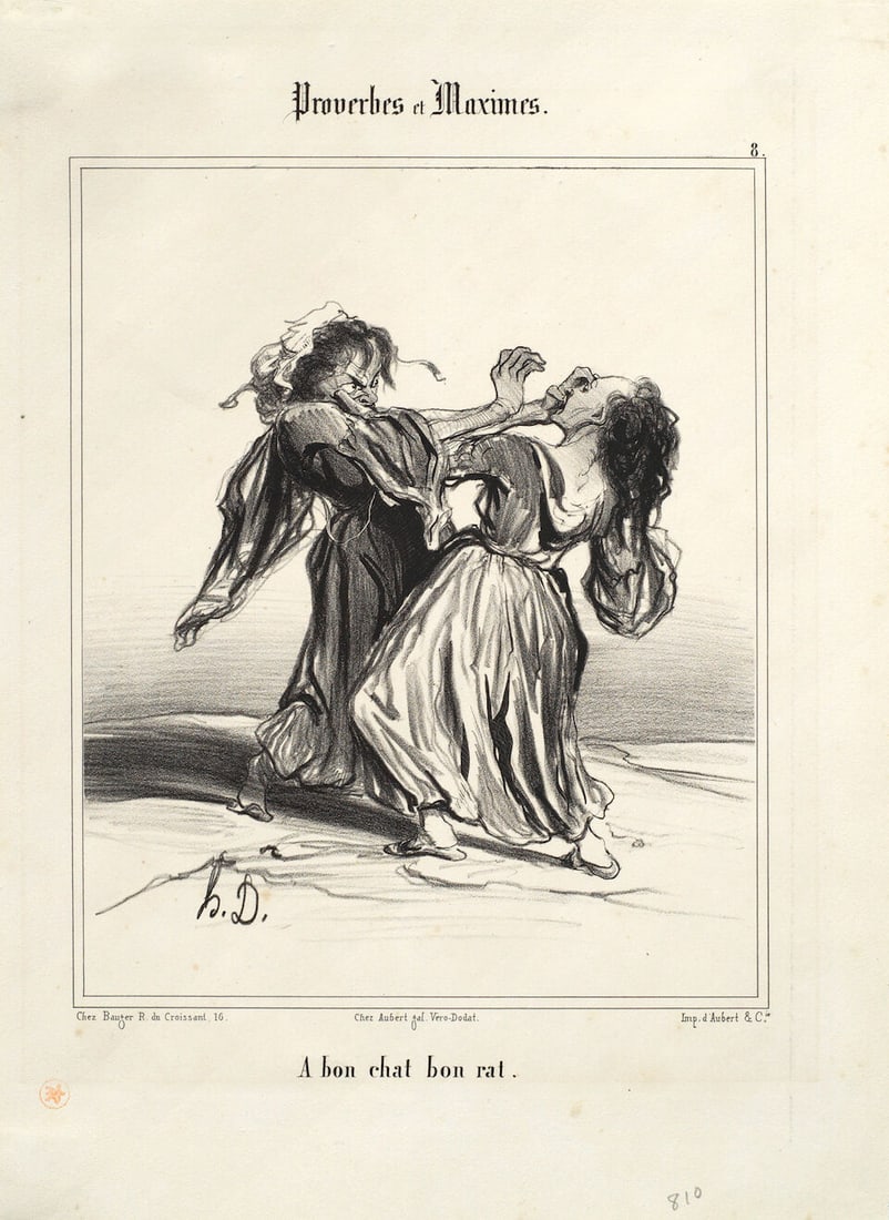 Honoré Daumier (French, 1808-1879) A Collection of Fourteen Lithographs Three plates from ... - 2