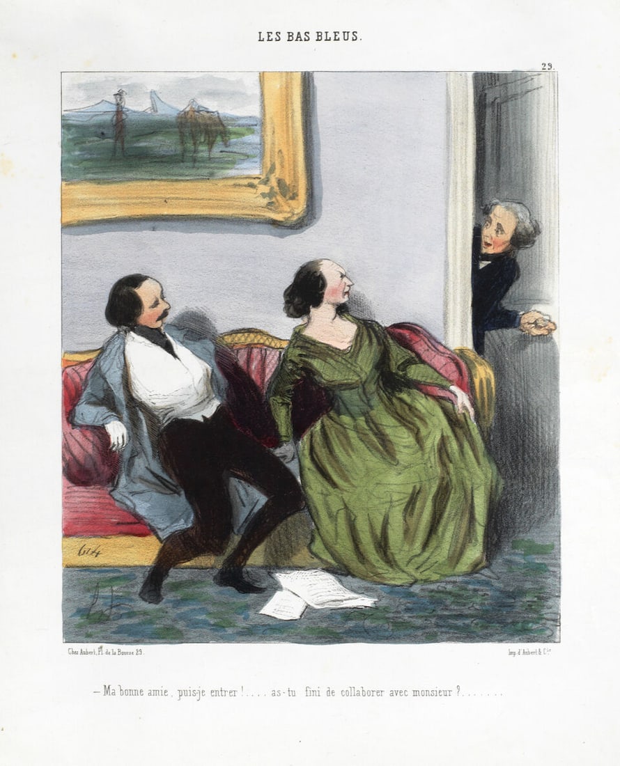 Honoré Daumier (French, 1808-1879) A Collection of Fourteen Lithographs Five plates from Le... - 2