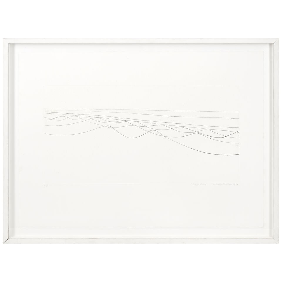 Wilhelmina Barns-Graham C.B.E., R.W.A. (British, 1912-2004) Eight Lines I Etching, 1996, on wove... - 2