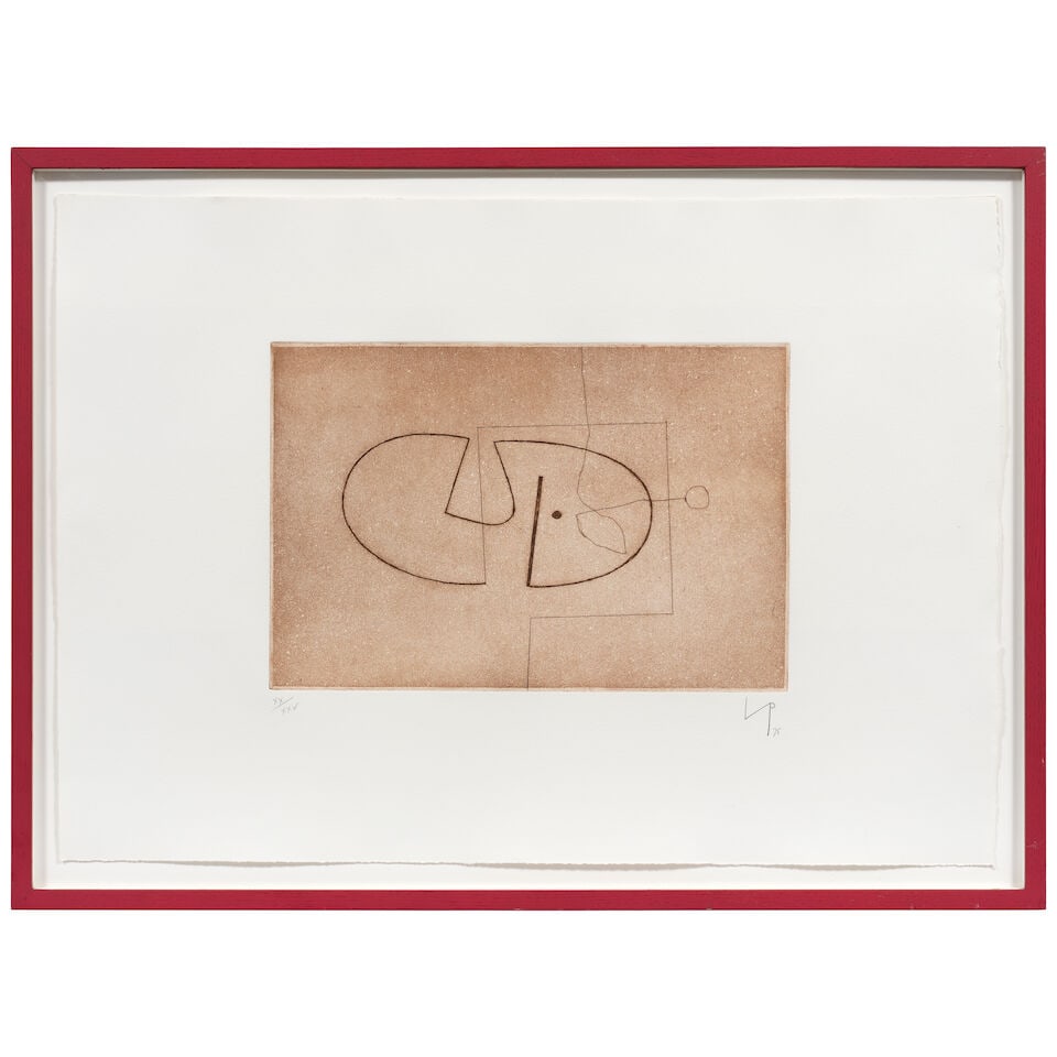 Victor Pasmore R.A. (British, 1908-1998) Untitled, from IAA Portfolio Etching and aquatint in co... - 2