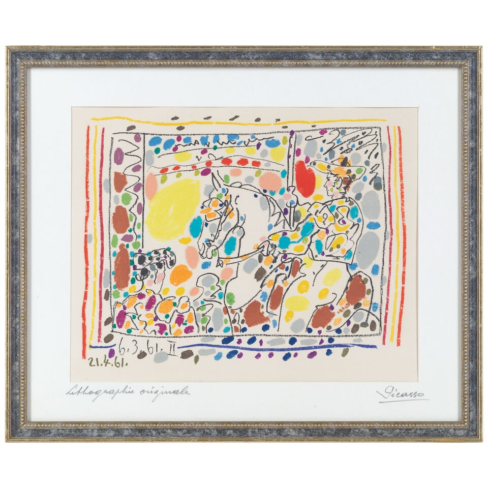 Pablo Picasso (French, 1880-1972) Le picador II, from À los toros Lithograph in colours, 19... - 3