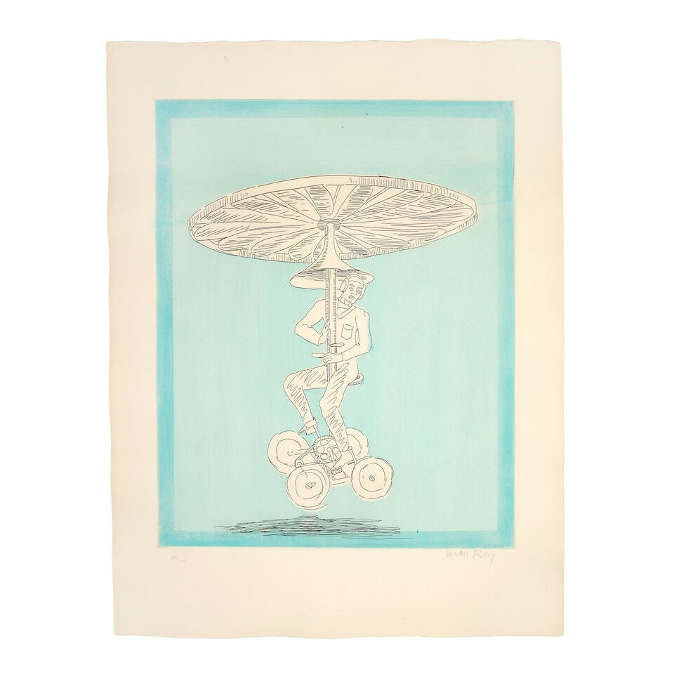 Man Ray (American, 1890-1976) Monocopter; Kiki Two etchings and aquatint in colours, 1971, on Ar... - 3