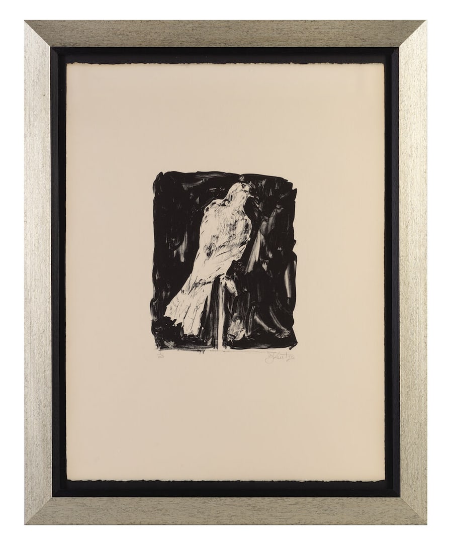 William Kentridge (South African, born 1955) Little Bird Lithograph, 2004, on Arches cream wove ... - 2