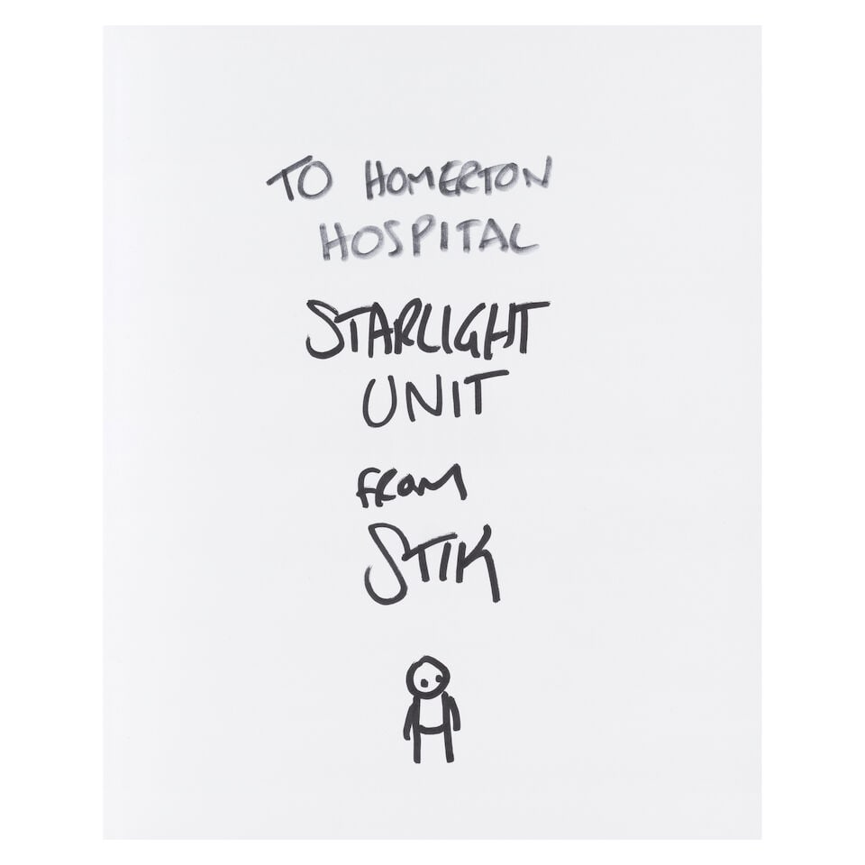 Stik (British, born 1979) Holding Hands (Red, Yellow, Orange, Blue & Teal) The complete set of f... - 3