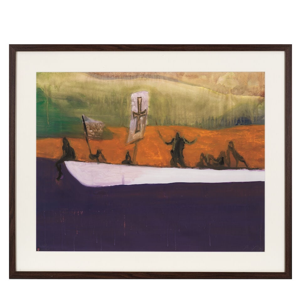 Peter Doig (British, born 1959) Untitled (Canoe) Aquatint in colours, 2008, on Somerset wove pap... - 3