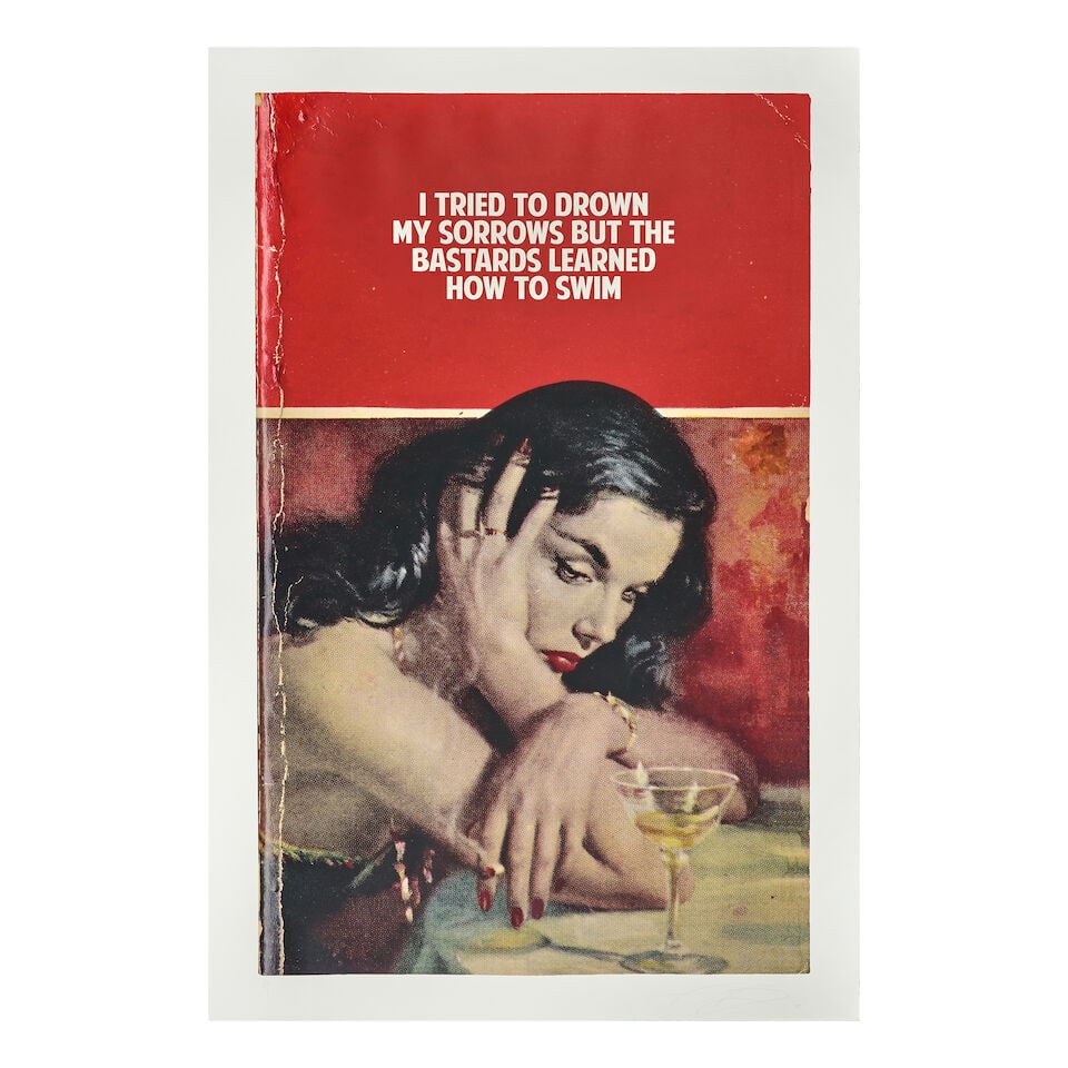 The Connor Brothers (British, born 1968) I Tried To Drown My Sorrows Giclée print with scre...: The Connor Brothers (British, born 1968) I Tried To Drown My Sorrows Giclée print with screenprint varnish, 2017, on Somerset wove paper, signed, dated and inscribed 'AP' in pencil, one of eight 