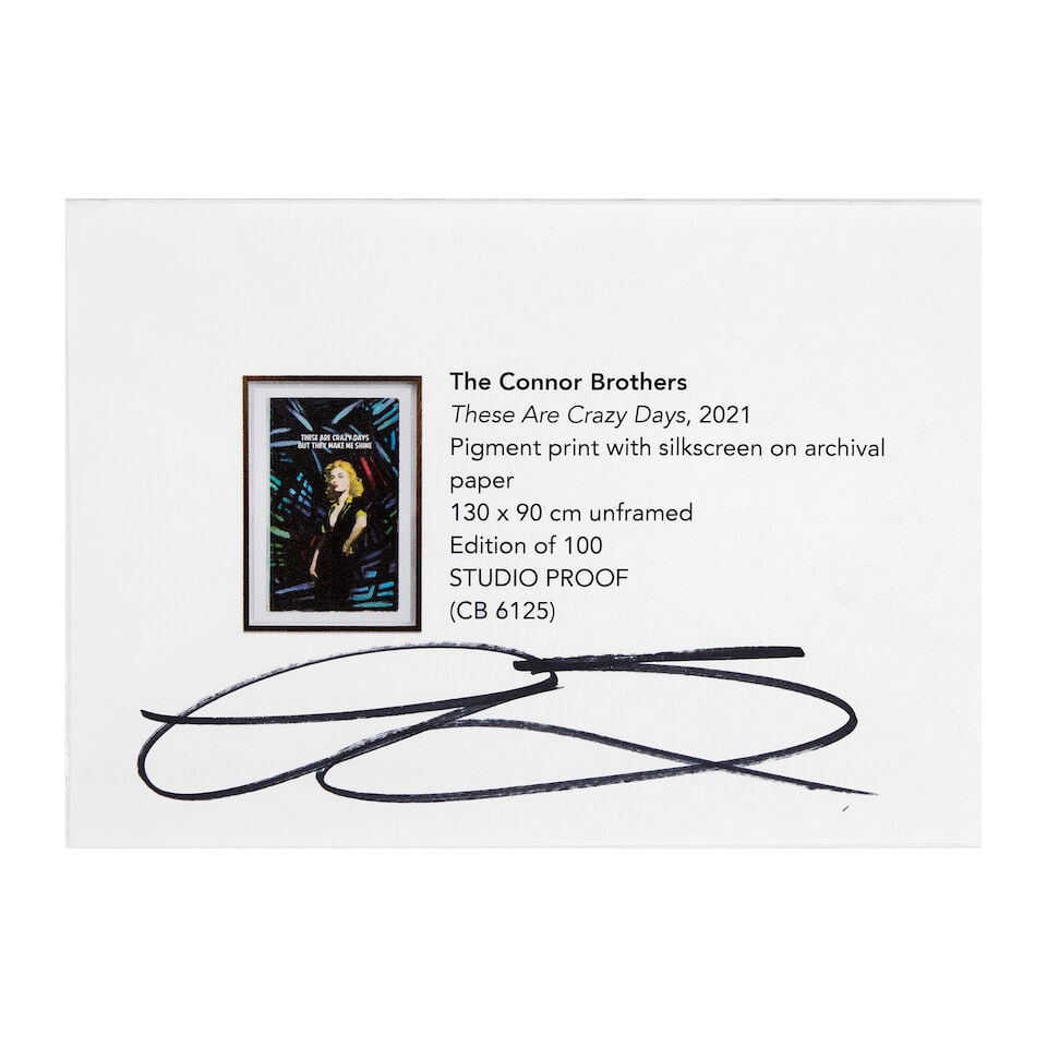 The Connor Brothers & Noel Gallagher (British, born 1968 & 1967) These are Crazy Days Giclé... - 2