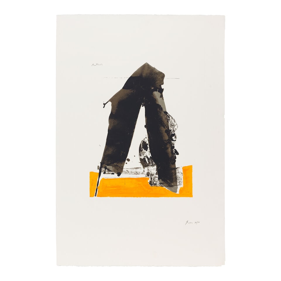 Robert Motherwell (American, 1915-1991) Three Plates, from The Basque Suite Three screenprints i... - 2