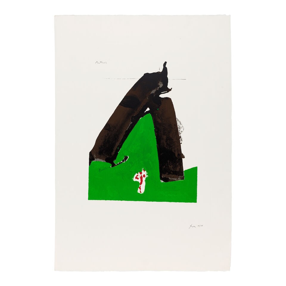 Robert Motherwell (American, 1915-1991) Three Plates, from The Basque Suite Three screenprints i... - 4