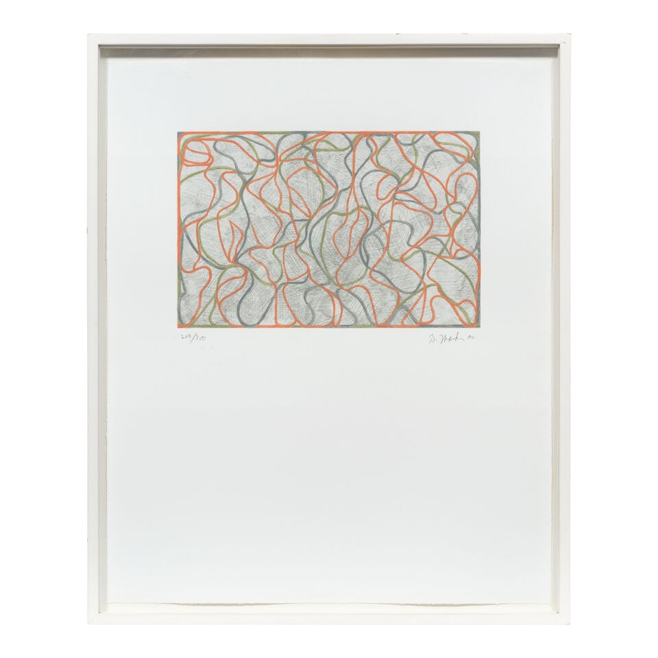 Brice Marden (American, 1938-2023) Distant Muses Screenprint in colours, 2000, on wove paper, si... - 2