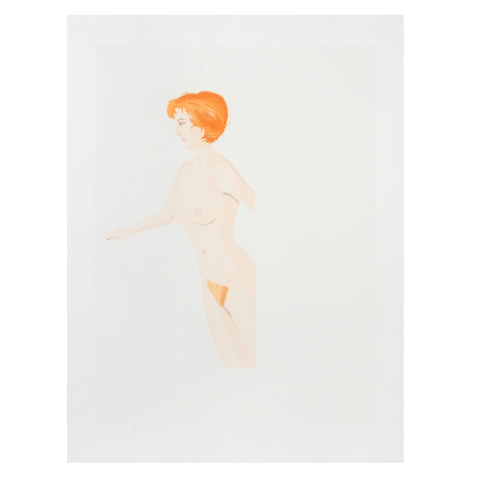 Alex Katz (American, born 1927) Frozen Leopard a.k.a. Snow Leopard Etching and aquatint in colo...: Alex Katz (American, born 1927) Frozen Leopard a.k.a. Snow Leopard (Schröder 252) Etching and aquatint in colours, 1991, on Somerset wove paper, signed and numbered 39/60 in pencil (there were al