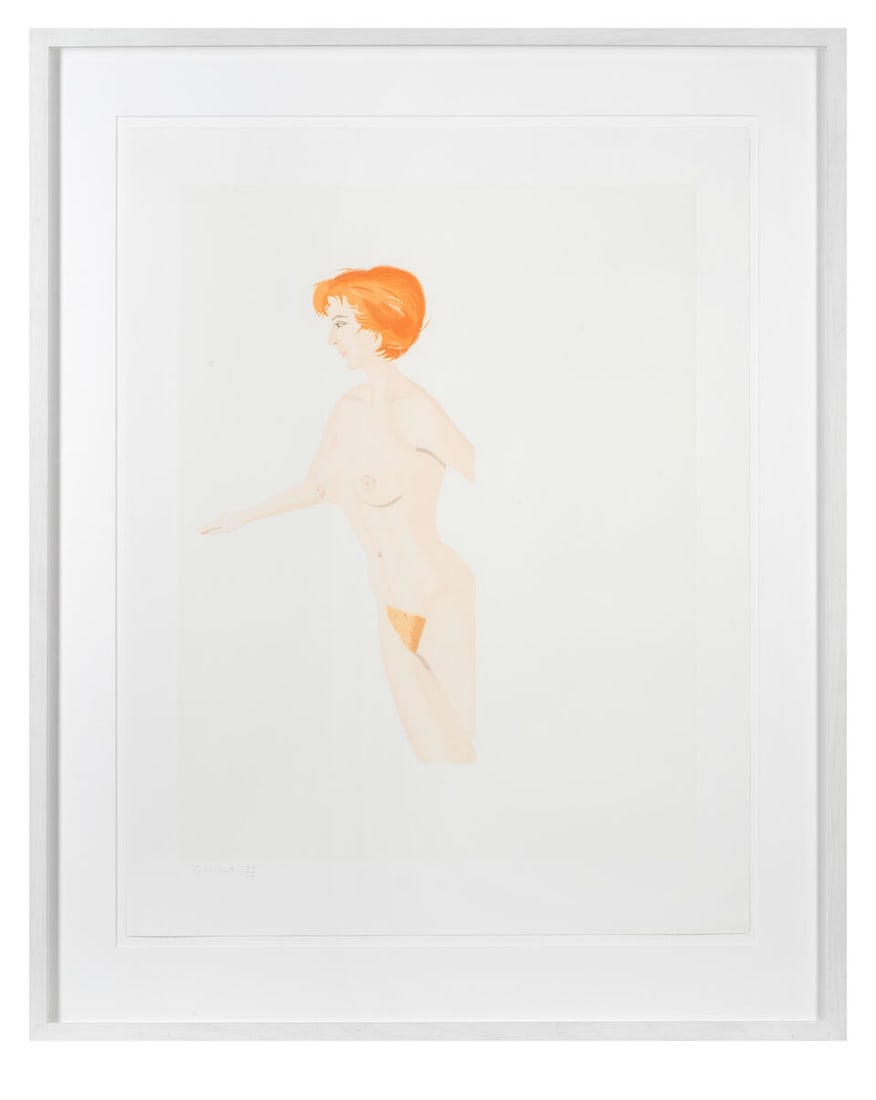Alex Katz (American, born 1927) Frozen Leopard a.k.a. Snow Leopard Etching and aquatint in colo... - 2