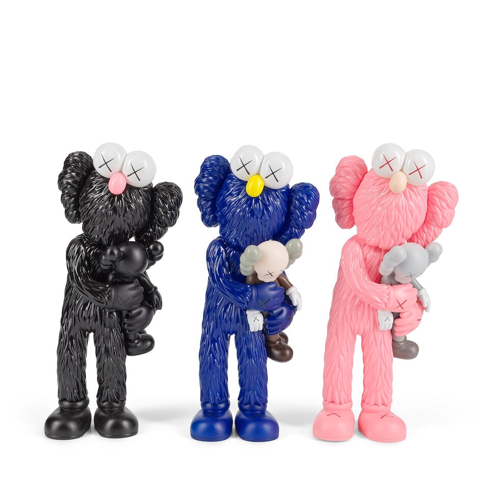 KAWS (American, born 1974) Take (Three Works) The complete set of three painted cast vinyl multi... - 2