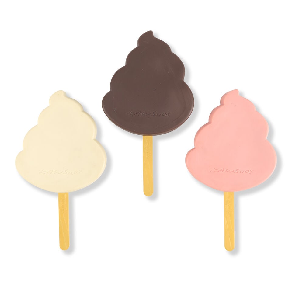 KAWS (American, born 1974) Warm Regards Bar (Chocolate; Strawberry; Vanilla) The complete set of... - 2