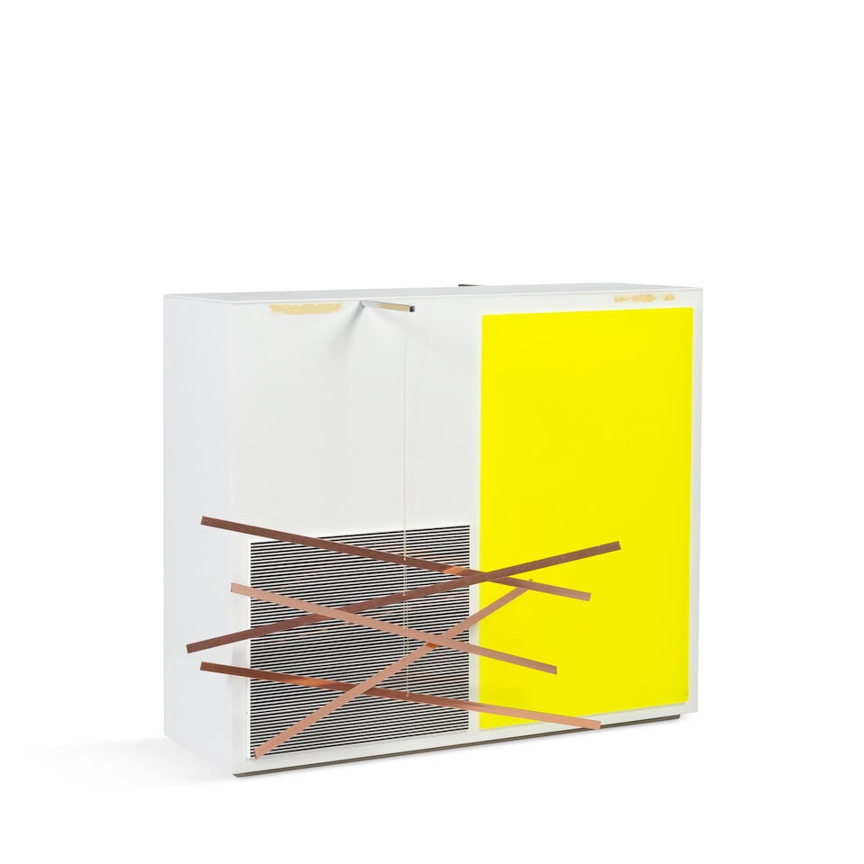 Jesús Rafael Soto (Venezuelan, 1923-2005) Multiple I, from Jai-Alai Plexiglas kinetic multi... - 2