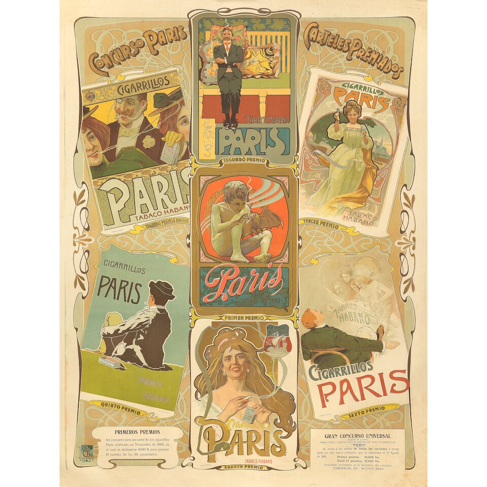 ANONYMOUS CONCURSO PARIS. CARTELES PREMIADOS (1 of 2)