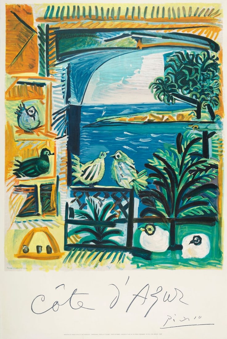 PABLO PICASSO (1881-1973) COTE d'AZUR (1 of 1)