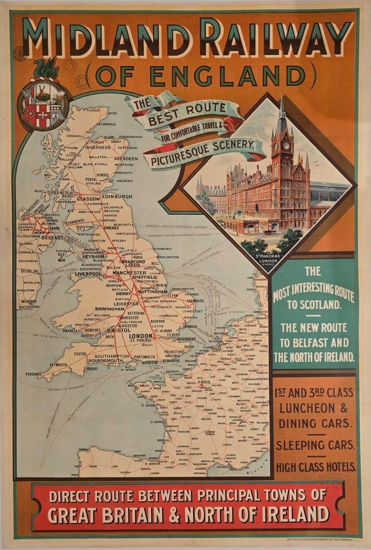 ANONYMOUS MIDLAND RAILWAY of ENGLAND (1 of 1)
