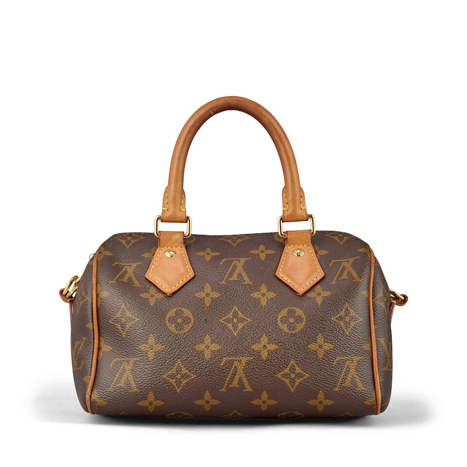 Louis Vuitton: a Monogram Speedy 20 Bandouliere 2023 (includes microchip, padlock, keys and dust... - 2