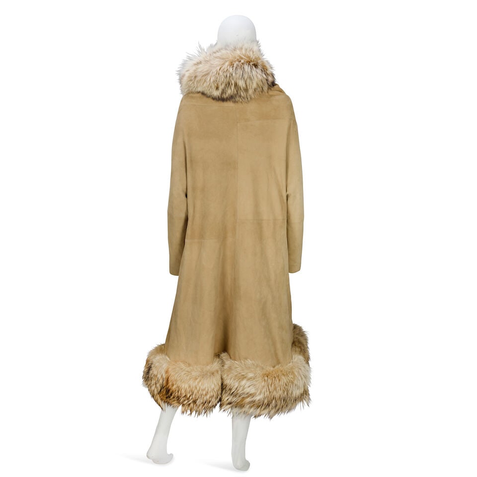 Yohji Yamamoto: a Rare Sheepskin and Coyote Fur Coat Autumn-Winter 2000, Runway Look 5 - 2