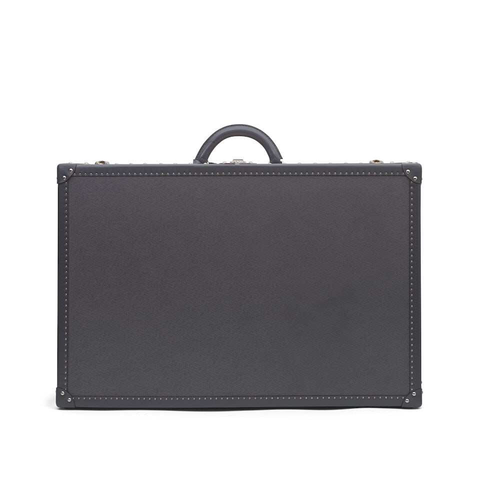 Louis Vuitton: a Graphite Taiga Leather Alzer 70 Limited Edition 2013 (includes key, cloche and ... - 4