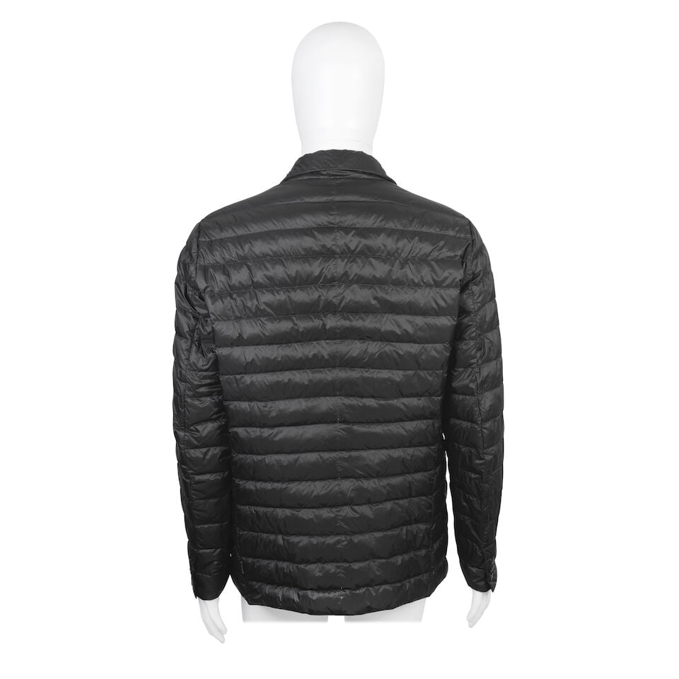 Moncler: a Men's Black Padded Nylon Jacket - 2