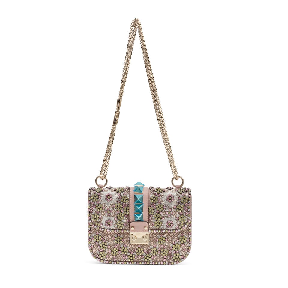 Valentino: a Crystal Embroidered Glam Rock Bag (includes dust bags) (1 of 2)