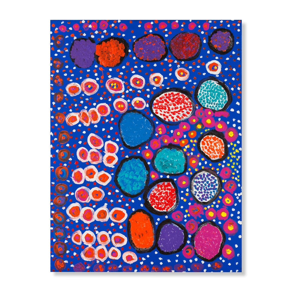 Kuruwarriyingathi (Paula Paul) Bijarrb (1937-2021) Rocks and Shells, 2007 (1 of 2)