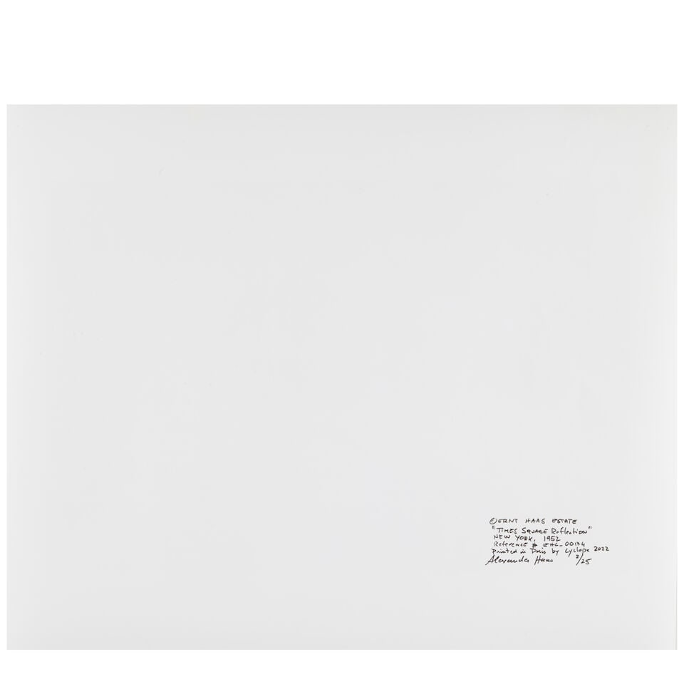 Ernst Haas (1921-1986); Times Square Reflection; - 2