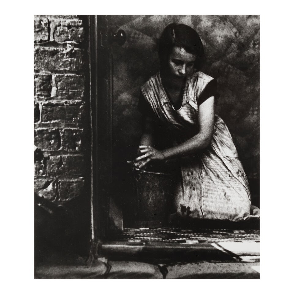 Bill Brandt (1904-1983); East End Morning (Young Housewife, Bethnal Green, London); (1 of 3)