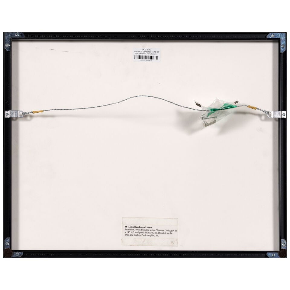 Lynn Hershman Leeson (born 1941); Seduction (from 'Phantom Limb'); - 3