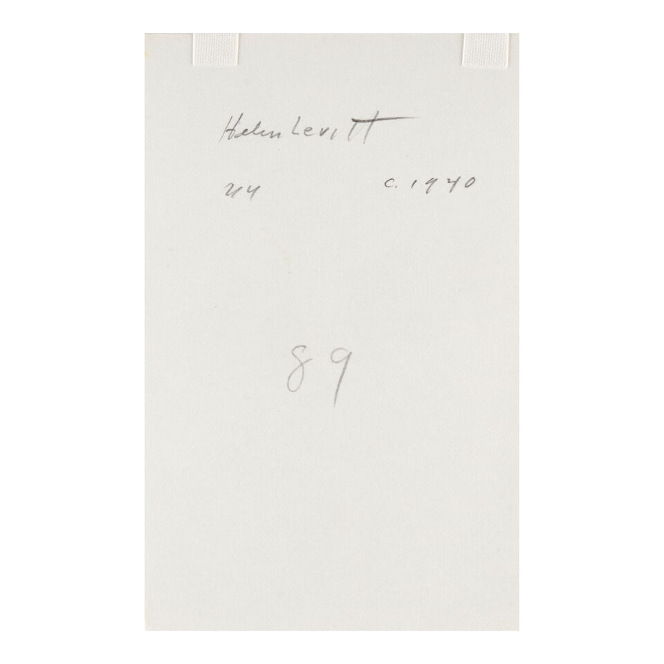 Helen Levitt (1913-2009); Untitled (Greeting at the Window); - 2