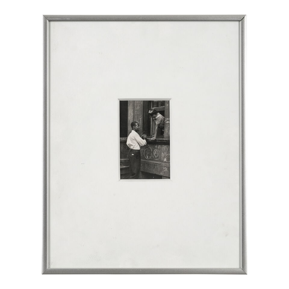 Helen Levitt (1913-2009); Untitled (Greeting at the Window); - 3