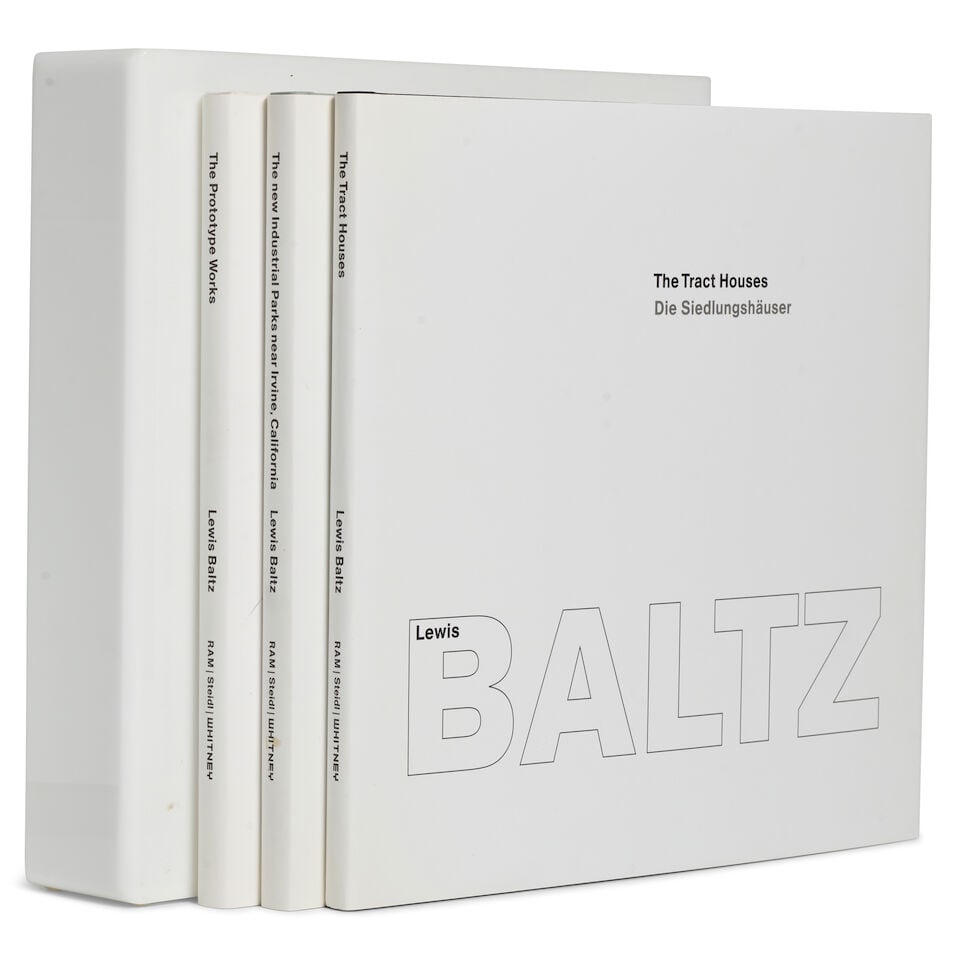 Lewis Baltz (1945-2014); Element No. 27 (from 'New Industrial Parkways') and 'Lewis Baltz' (3 vo...: Lewis Baltz (1945-2014) Element No. 27 (from 'New Industrial Parkways') and 'Lewis Baltz' (3 volume set of books), 1974/2005 Digital print, printed 2005; signed, dated, and editioned '46/55' in ink on