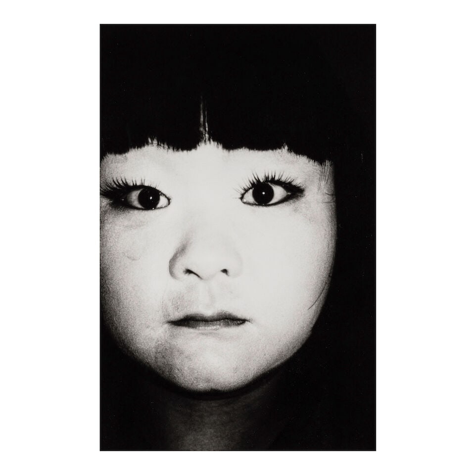 Tomoko Sawada (born 1977); Early Days 14;: Tomoko Sawada (born 1977) Early Days 14, 1996 Gelatin silver print; signed and editioned '1/15' in ink on the reverse, framed, a ROSEGALLERY label on the reverse. 9 x 5 7/8 in. (22.9 x 14.9 cm.) sheet