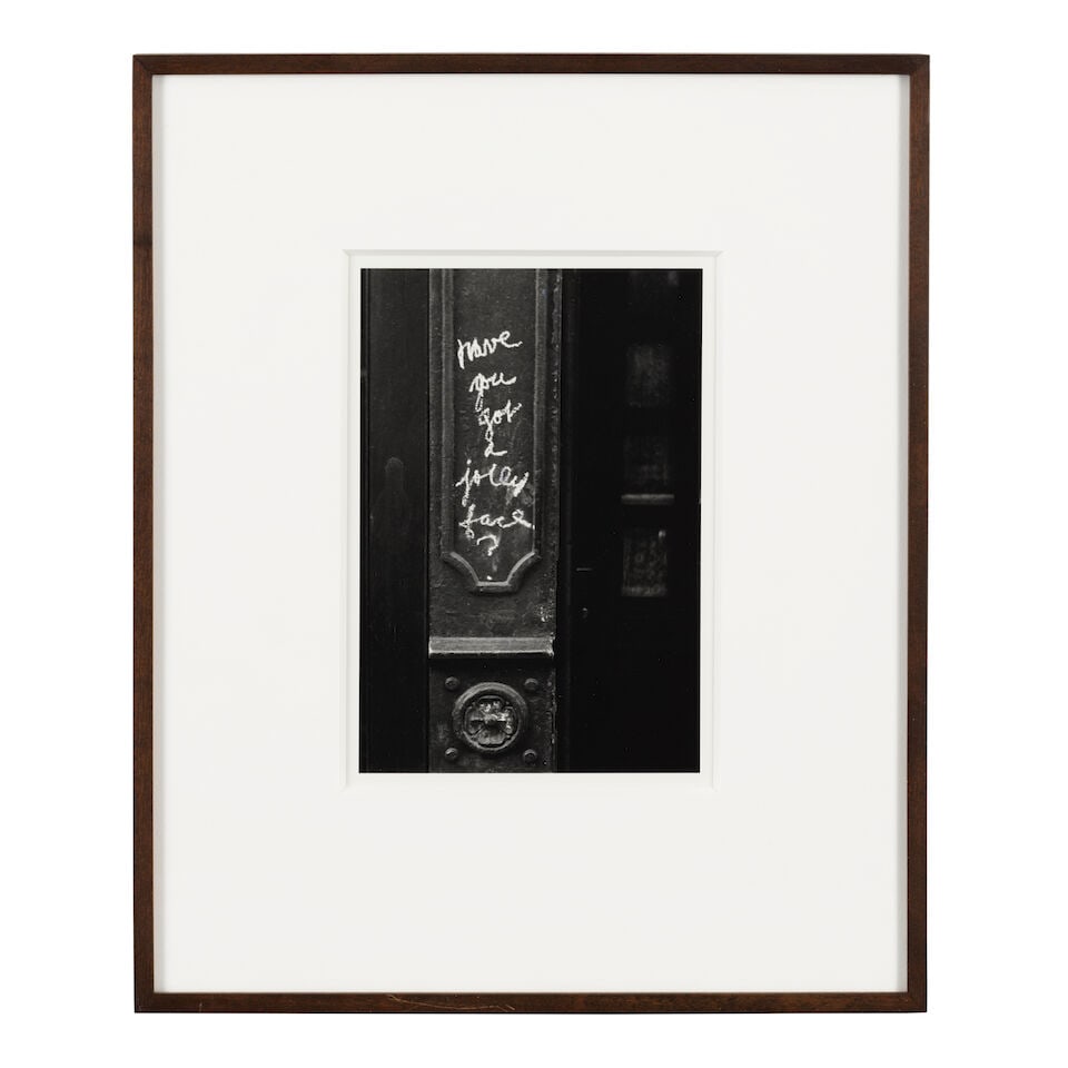 Helen Levitt (1913-2009); Untitled (Have You Got a Jolly Face?); - 2