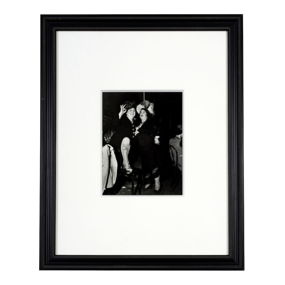 Weegee (Arthur Fellig) (1899-1968); Billie Dauscha and Mabel Sidney, Bowery Entertainers (at Sam... - 4