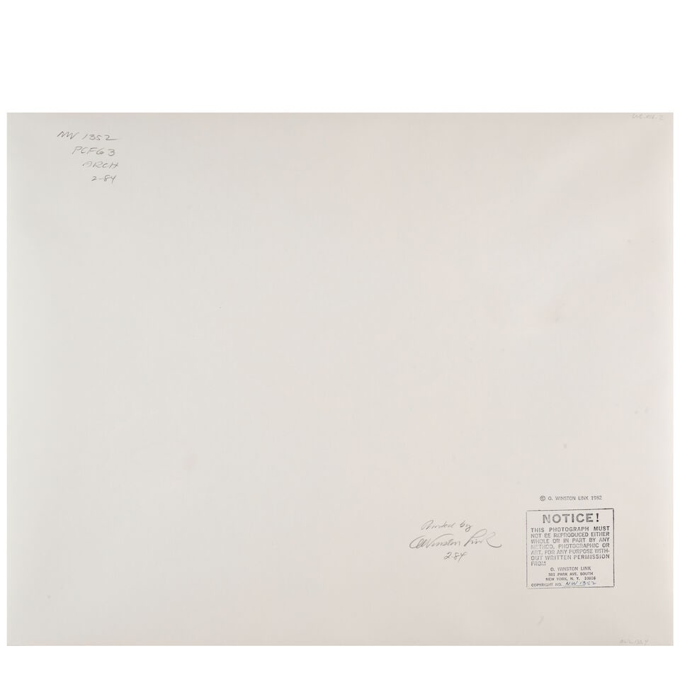 O. Winston Link (1914-2001); Egg, Stove, and Bananas, Vesuvius, Virginia (NW1352); - 2