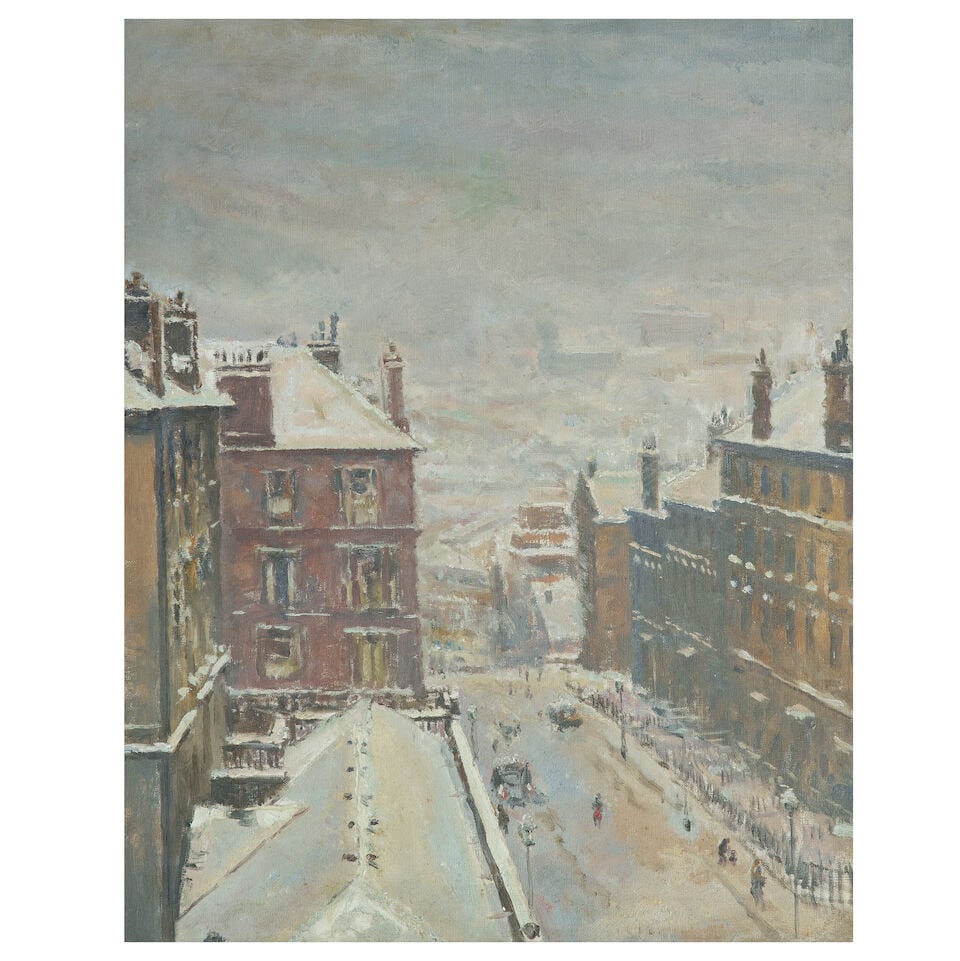 Geoffrey Squire ARSA (British, 1923-2012) Dalhousie Street, Glasgow (1 of 3)
