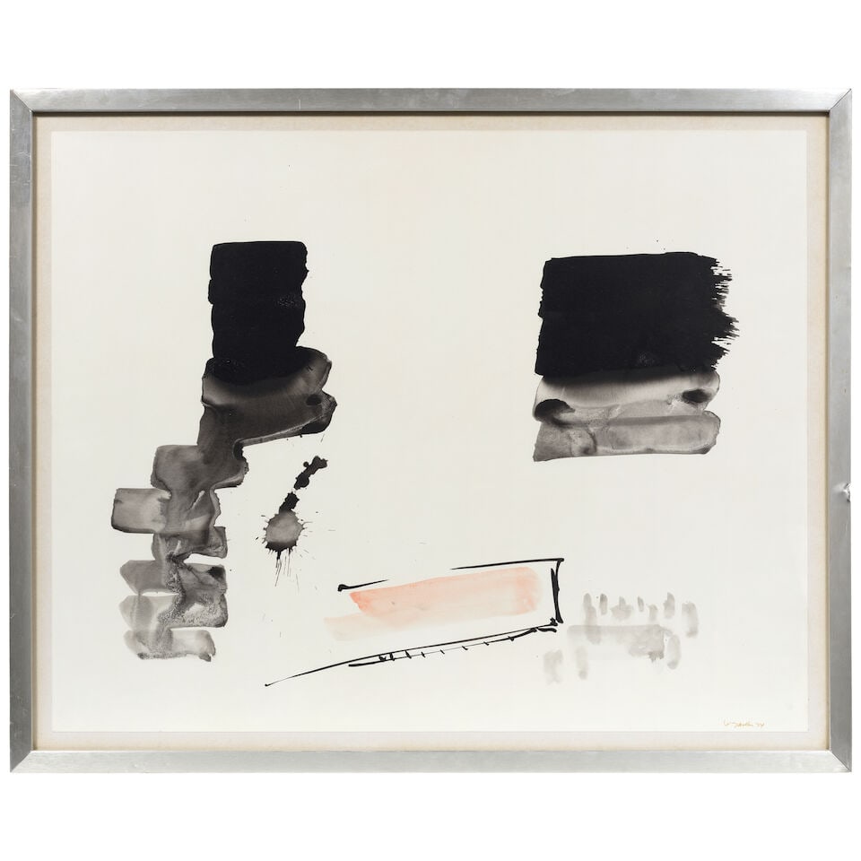 William Johnstone OBE (British, 1897-1981) Abstract (together with 2 further watercolours by Wil... - 3