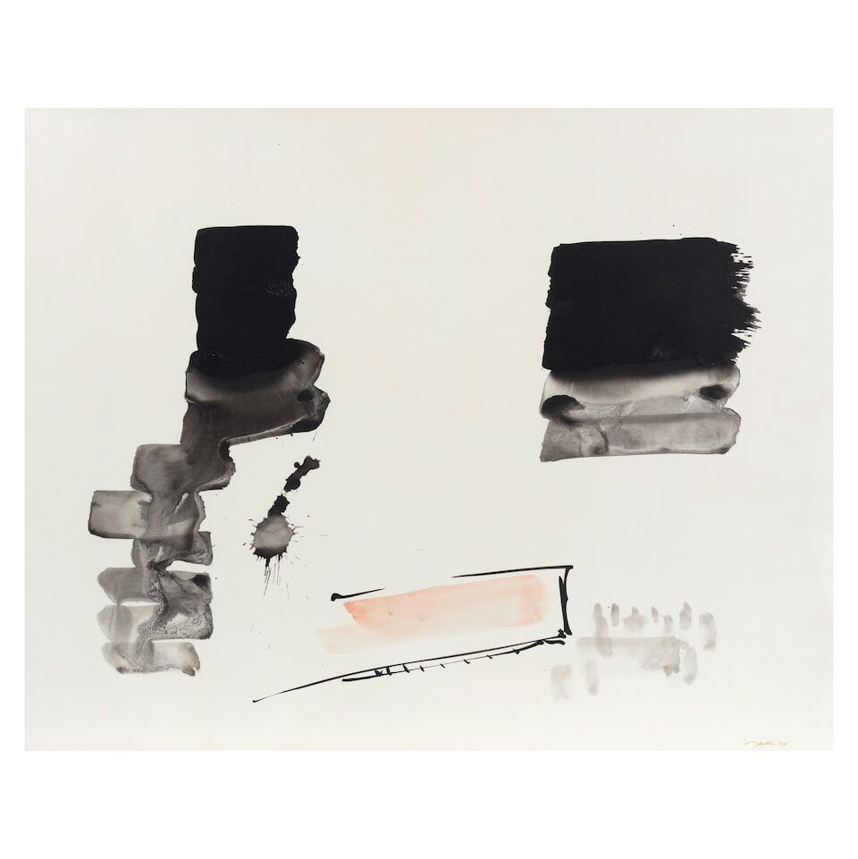 William Johnstone OBE (British, 1897-1981) Abstract (together with 2 further watercolours by Wil... - 4