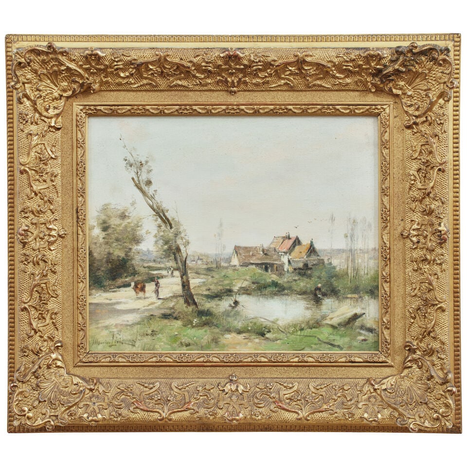 Maurice Levis (French, 1860-1940) French landscapes, a pair each 23 x 27.5cm (9 1/16 x 10 13/16i... - 3